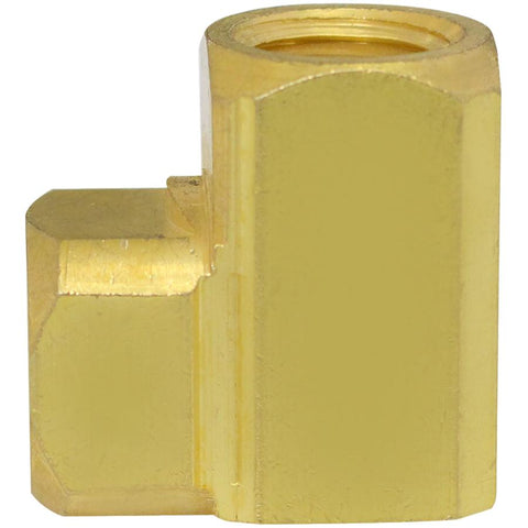 1/4" Female Pipe Thread Brass 90 Degree Elbow