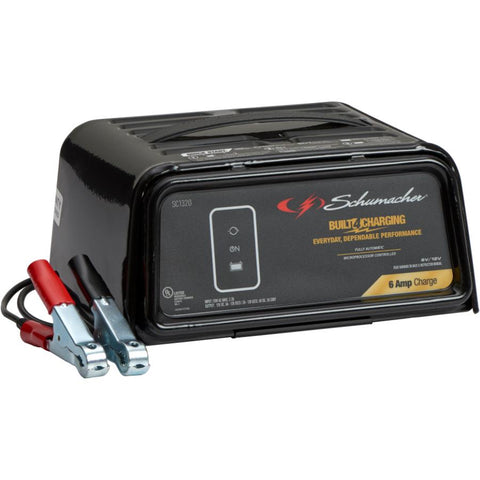 Schumacher SC1320 2/6A 6/12V Automatic Handheld Battery Charger