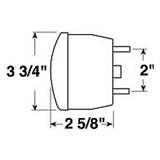 Peterson Manufacturing V428S 3-3/4" Round Tail Light