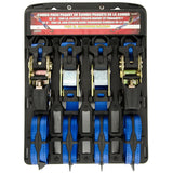 Erickson 35606 Light Duty Tie-Down Strap, 2 Pack (Combo Pack Contains 2 Ratchet Straps and 2 Cam Lock Straps, 1200 lb Load Capacity)