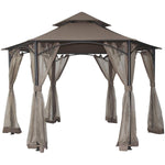 Pinnacle Soft Top Gazebo - with Net, 13' x 13'