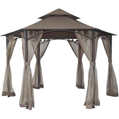 Pinnacle Soft Top Gazebo - with Net, 13' x 13'