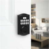 SmartCode Electronic Keypad Deadbolt - Matte Black