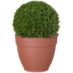 12" Capri Campana Round Planter - Terracotta