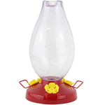 Tulip Plastic Hummingbird Feeder - 33 oz Capacity