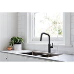 Siete Single Handle Pull-Down Kitchen Faucet - Matte Black