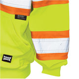 Green Hi-Visibility Safety Hoodie - Large