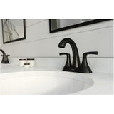 Rancho 2 Handle Centerset Lavatory Faucet - Matte Black