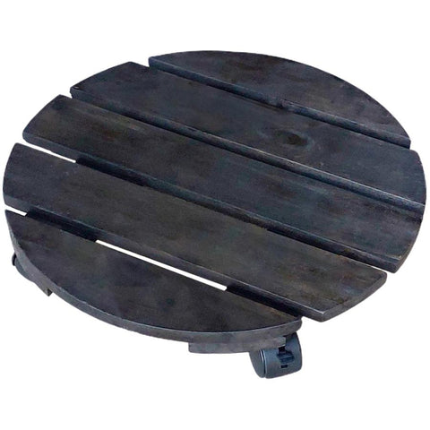 13" Wooden Planter Trolley