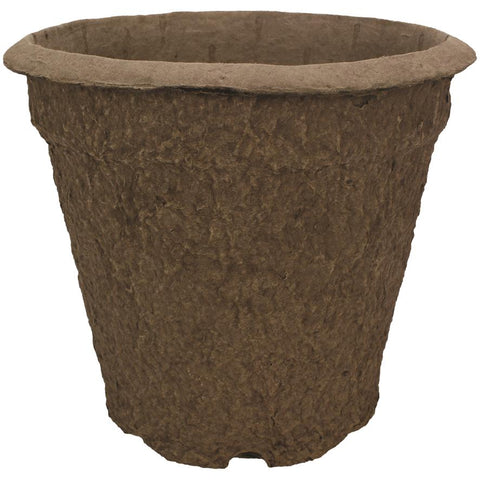 FiberGrow Round Fibre Planter - 10"