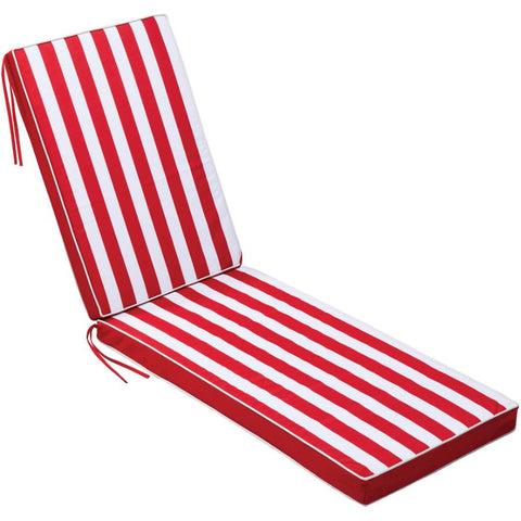 Lounge Cushion -  Red + Stripe