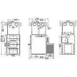 Tundra II EPA Wood Furnace - with Hot Air Plenum, High Efficiency