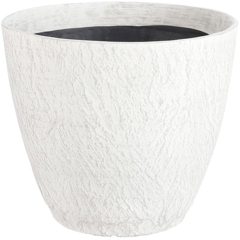 12" Bravo Polypropylene Planter - Beige Slate