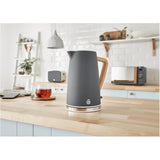 Swan Nordic Cordless Kettle - Grey, 1.7 L