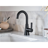 Mikah Single Handle Lavatory Faucet - Matte Black