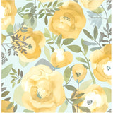 Peachy Keen Peel & Stick Wallpaper - Yellow, 20.5" x 18'