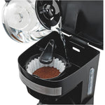 12 Cup Black Basket Coffee Maker