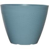 11.8" Isaac Round Tapered Planter - Blue