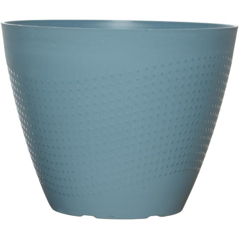 11.8" Isaac Round Tapered Planter - Blue