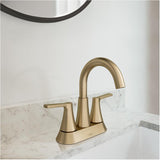 Mikah Two Handle Centerset Lavatory Faucet - Bronzed Gold