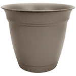 12" Eclipse Round Planter - Cappuccino