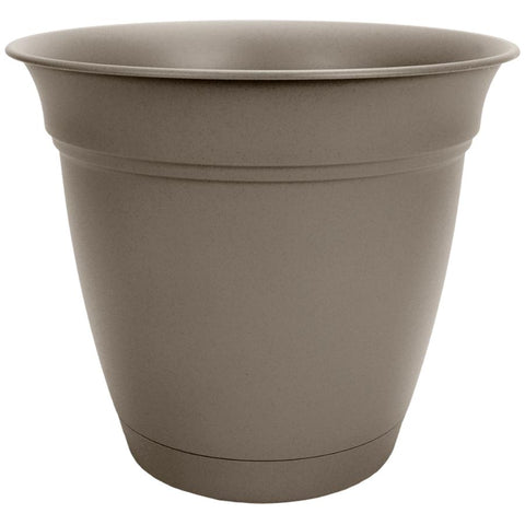12" Eclipse Round Planter - Cappuccino