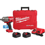 M18 Fuel One Key 18V 3/4" Lithium-ion Cordless High Torque Impact Wrench Kit - with Friction Ring, 2 Batteries, Charger & Tool Case