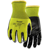 Men's Light Artillery All-Purpose Polyester Garden Gloves - with Nitrile Coating, Large, 6 Pack