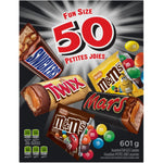 Mars Mini Chocolate Bars - Assorted Varieties, 50 Pack