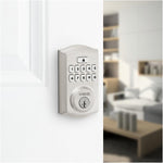 SmartCode Electronic Keypad Deadbolt - Satin Nickel