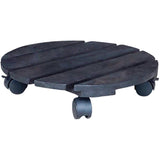 13" Wooden Planter Trolley
