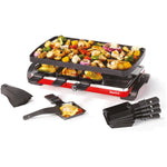 The Rock Electric Raclette Party Grill - 8 Person, Black