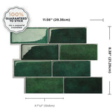 Metro Fiona Peel & Stick Backsplash Wall Tiles - 11.56" x 8.38", 4 Pack