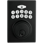 Sutton Electronic Deadbolt - Matte Black Finish, with Keypad