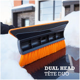 Telescopic Snow Broom with Squeegee - 55"