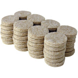 1" Round Heavy Duty Felt Pads - 48 Value Pack