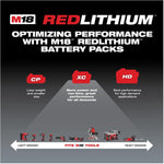 M18 18V Lithium-Ion Extended Capacity 5.0 Ah Redlithium Battery