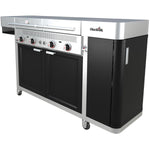 Mini Kitchen 4 Burner Propane BBQ - 31,000 BTU, with Side Burner