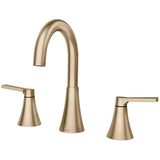 Mikah Two Handle Widespread Lavatory Faucet - Bronzed Gold