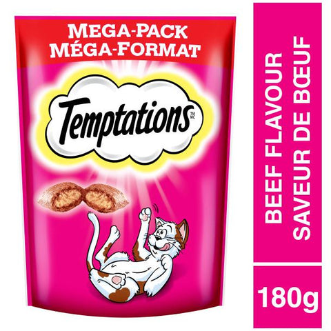 Temptations Cat Treats - Beef, 180 g