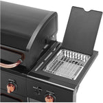 SMART Black Propane BBQ with Searing Side Burner - 4 Burner