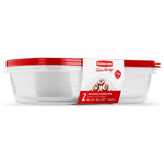 TakeAlongs Large Rectangle Food Containers - 3.7 L, 2 Pack