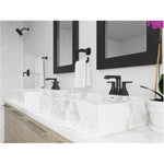 Penn 2 Handle Centerset Lavatory Faucet - Matte Black