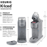 K-Iced Single Serve Coffee Maker - Grey