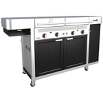 Mini Kitchen 4 Burner Propane BBQ - 31,000 BTU, with Side Burner