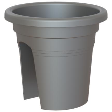 12" Railing Planter - Anthracite