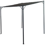 Kenora Pergola - Black, 8' x 8'