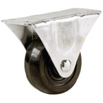 1-1/4" Rubber Rigid Plate Caster