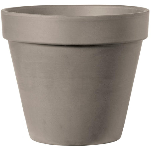 11" Standard Clay Planter - Graphite