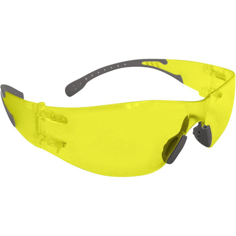 Superflex Anti-Scratch Non-Slip Safety Glasses - Amber